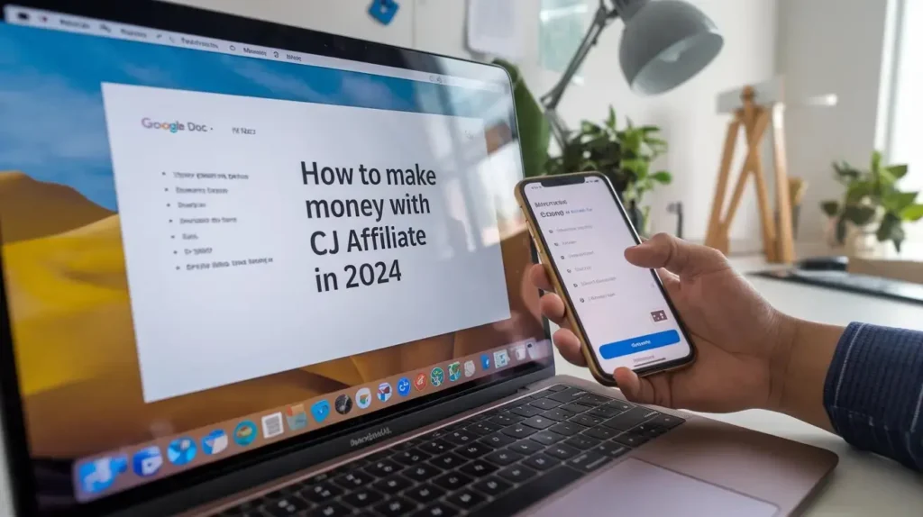 Graph showing ways to make money with CJ Affiliate, a popular affiliate marketing platform.