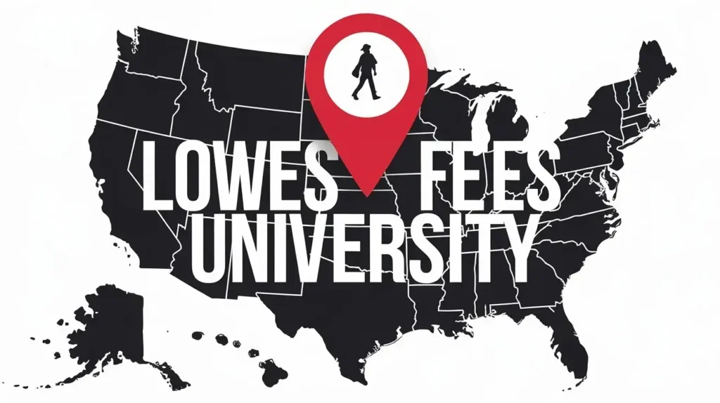 Lowest Fees US Universities: Unveil Affordable Dreams! : Which US University Has The Lowest Fees: Bar chart comparing tuition fees of various US universities, highlighting the one with the lowest fees.