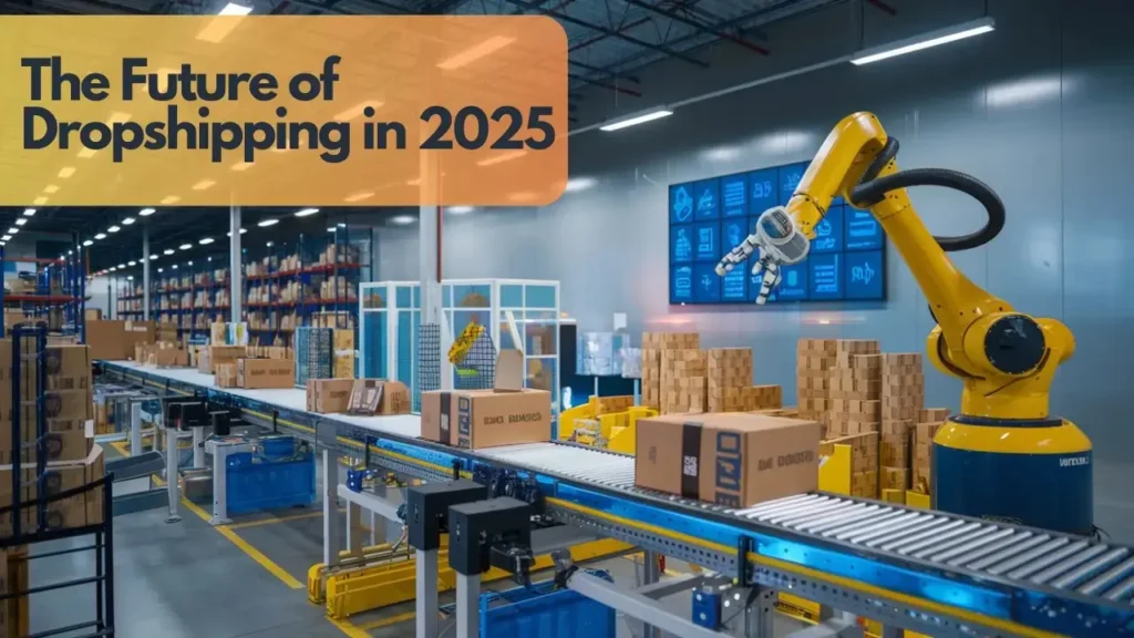 Graph depicting the future of dropshipping in 2025, highlighting key trends and growth projections