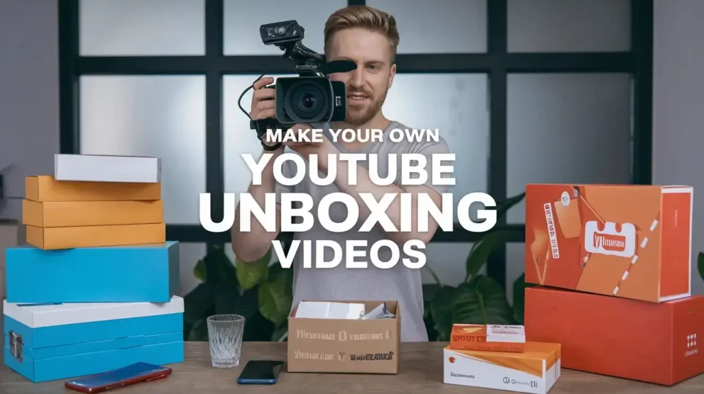 A screenshot of popular YouTube unboxing videos showcasing various products being unveiled